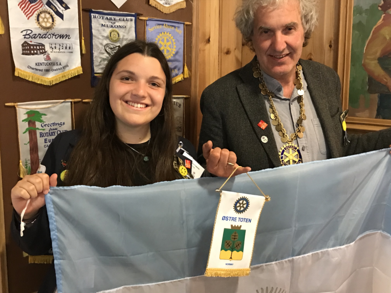 Celina fra Argentina takket for seg